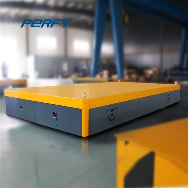 400 ton industrial transfer trolley with pp guardrail